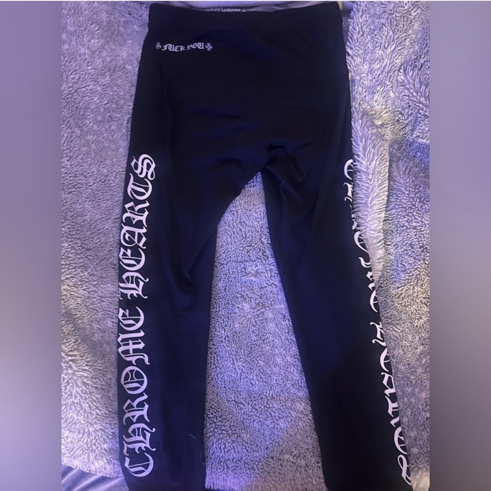Chrome Hearts Kids Leggings with White Logo